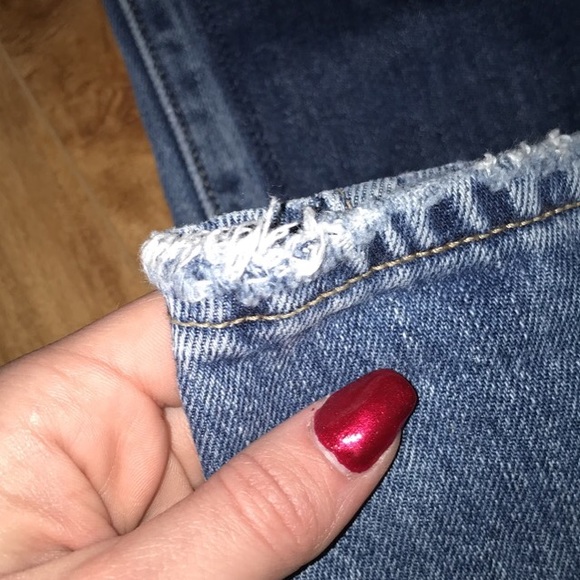 Lucky Brand Patch Two-Tone Mom Jeans🍀 - Picture 4 of 6